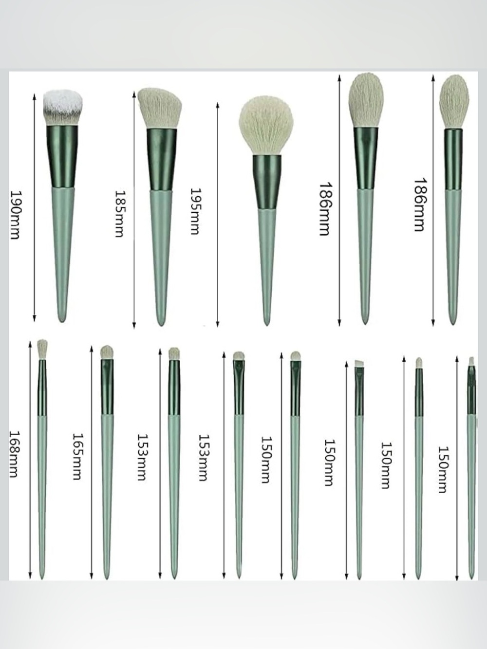 13 pcs Makeup Brush Set With Pouch - NWT - Picture 7 of 11